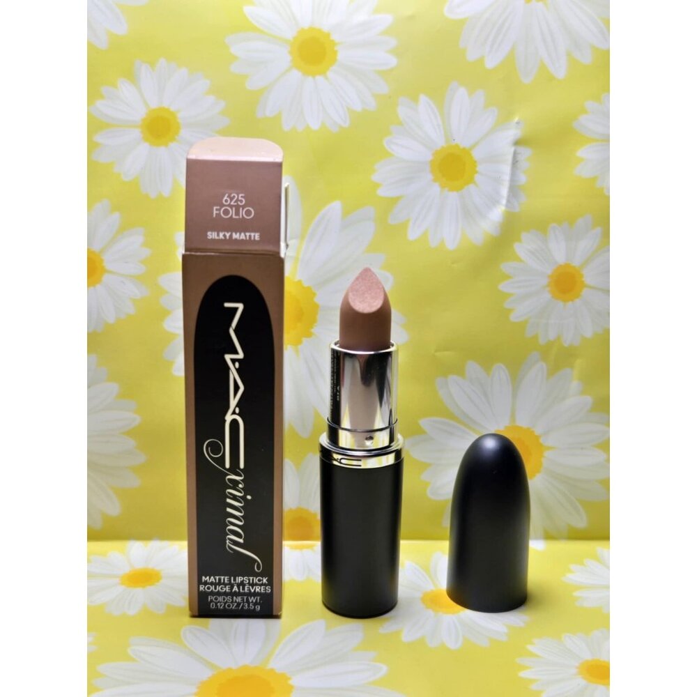 Mac Cosmetics M·A·CXIMAL SILKY Matte Lipstick 625 FOLIO 0.12 Oz